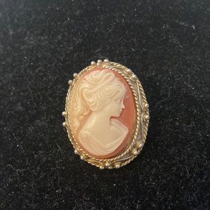 Stunning Vintage Cameo Brooch